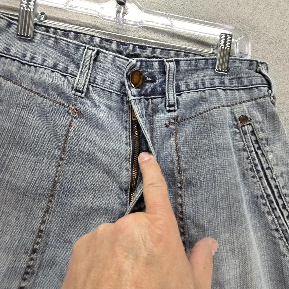Vintage Levis Engineered Jeans Mens Blue Twisted Flap Pockets Zip Fly Fits 30x32